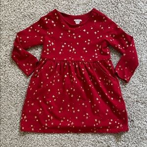 Garanimals Starry Kids Long Sleeve Dress with Pockets